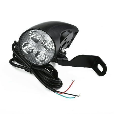 Bike Light Electric Scooter Lamp Headlight Lighting 100lm With Horn For Lithium
